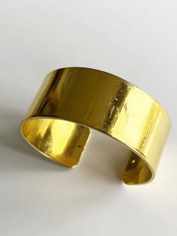 Bracelet manchette doré - Image 3